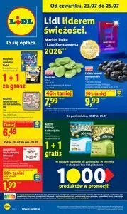 Gazetka promocyjna LIDL, ważna od 2026-07-23 do 2026-07-25.