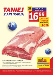 Gazetka promocyjna Hitpol, ważna od 2026-07-24 do 2026-07-25.