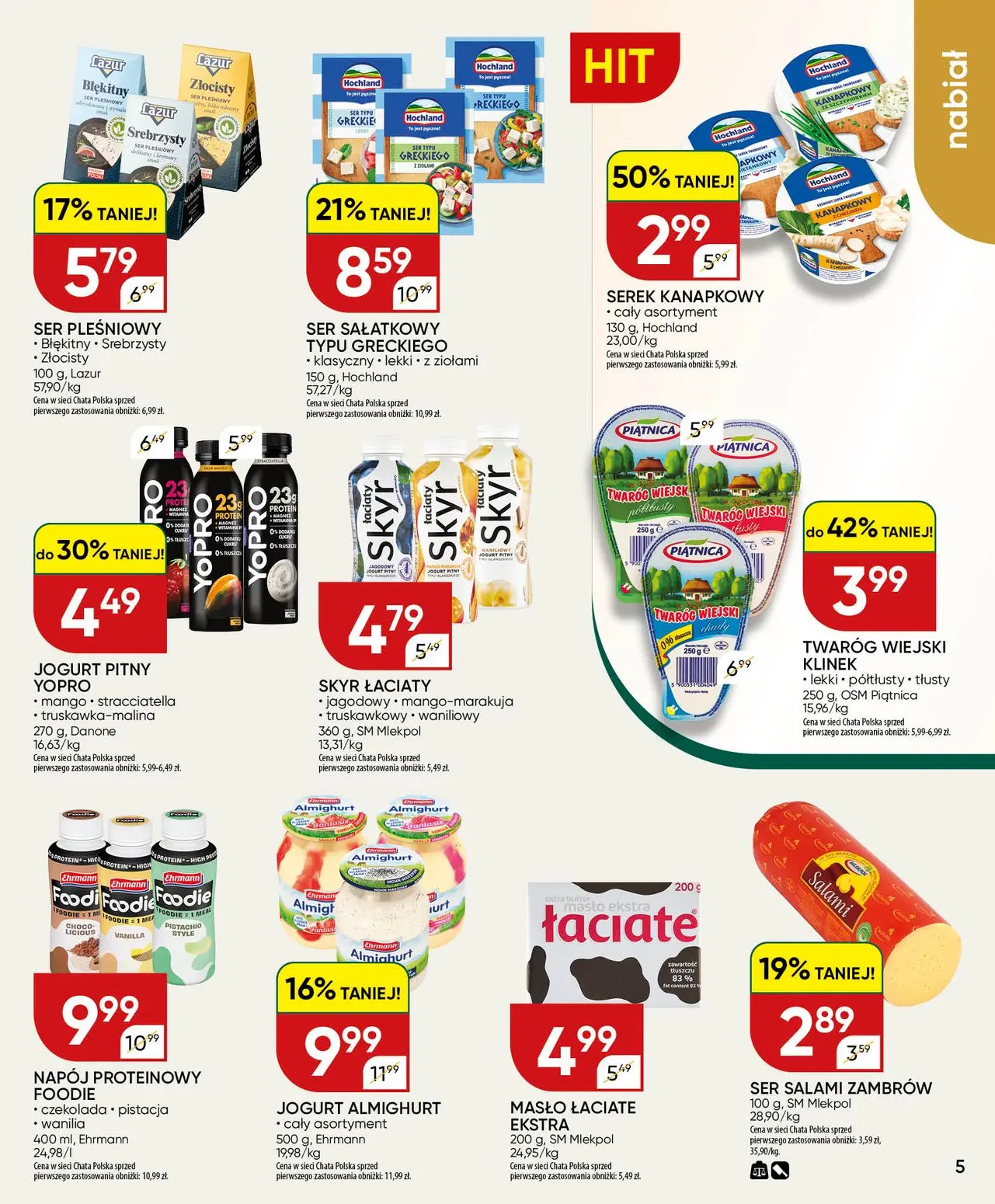 gazetka promocyjna Chata Polska Po mięso? Tylko do Chaty! - Strona 5