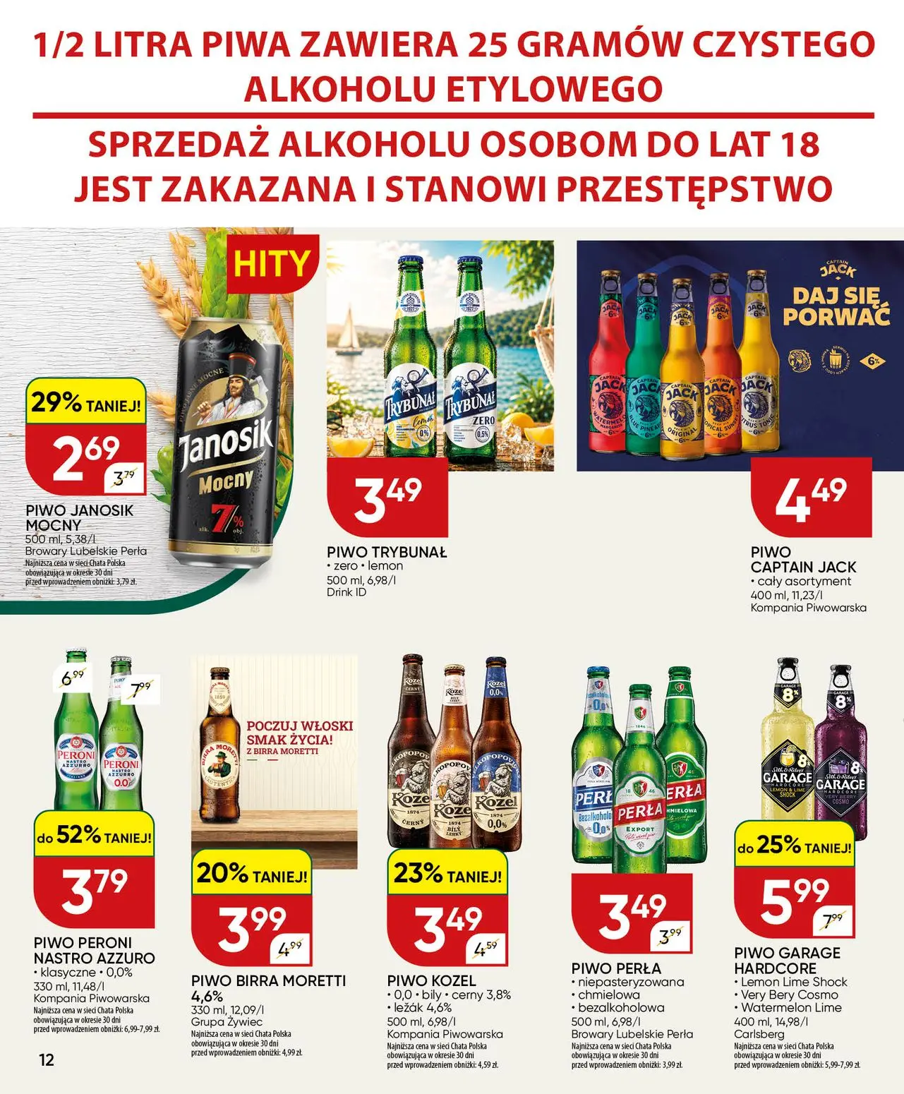 gazetka promocyjna Chata Polska Po mięso? Tylko do Chaty! - Strona 12