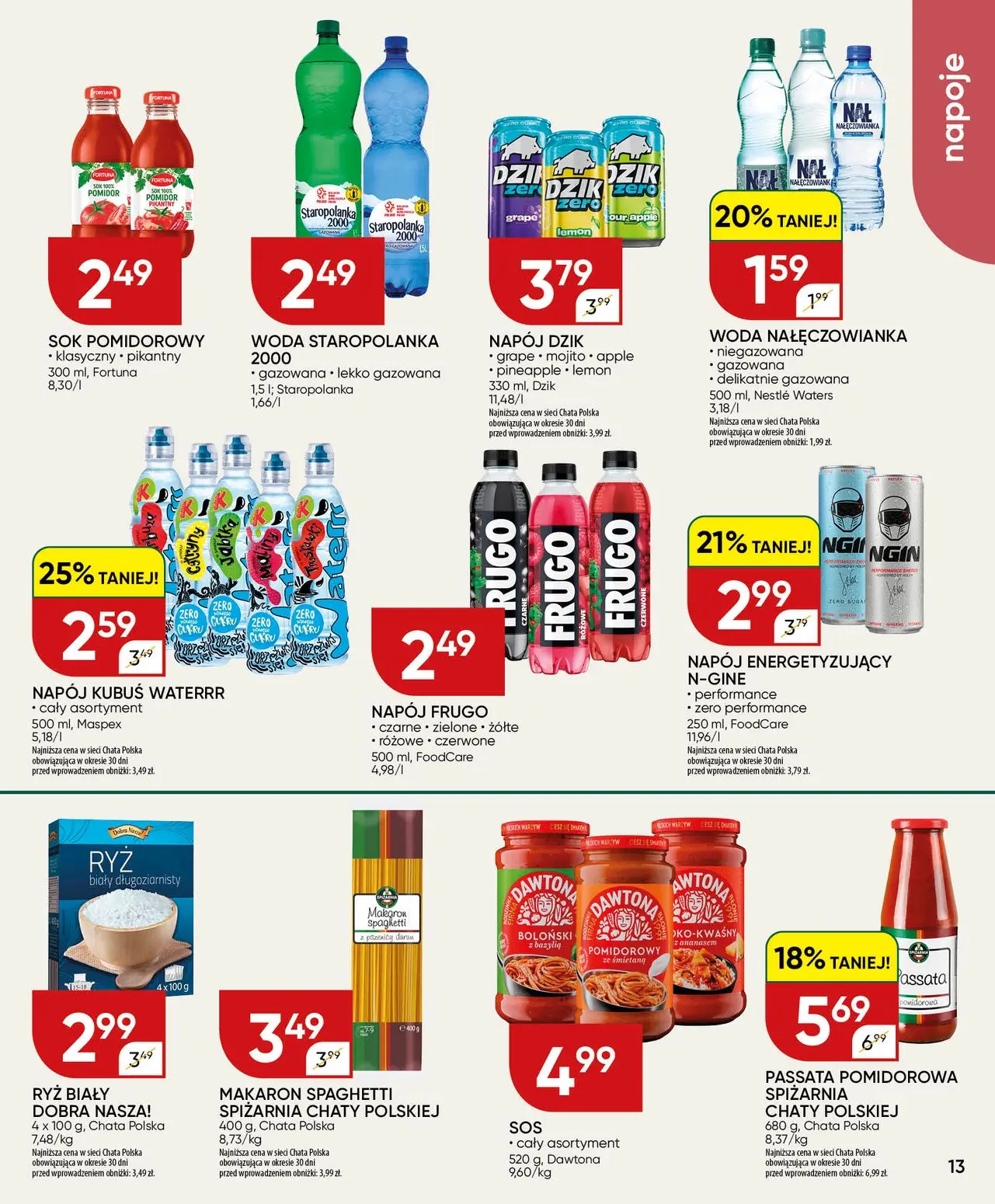 gazetka promocyjna Chata Polska Po mięso? Tylko do Chaty! - Strona 13