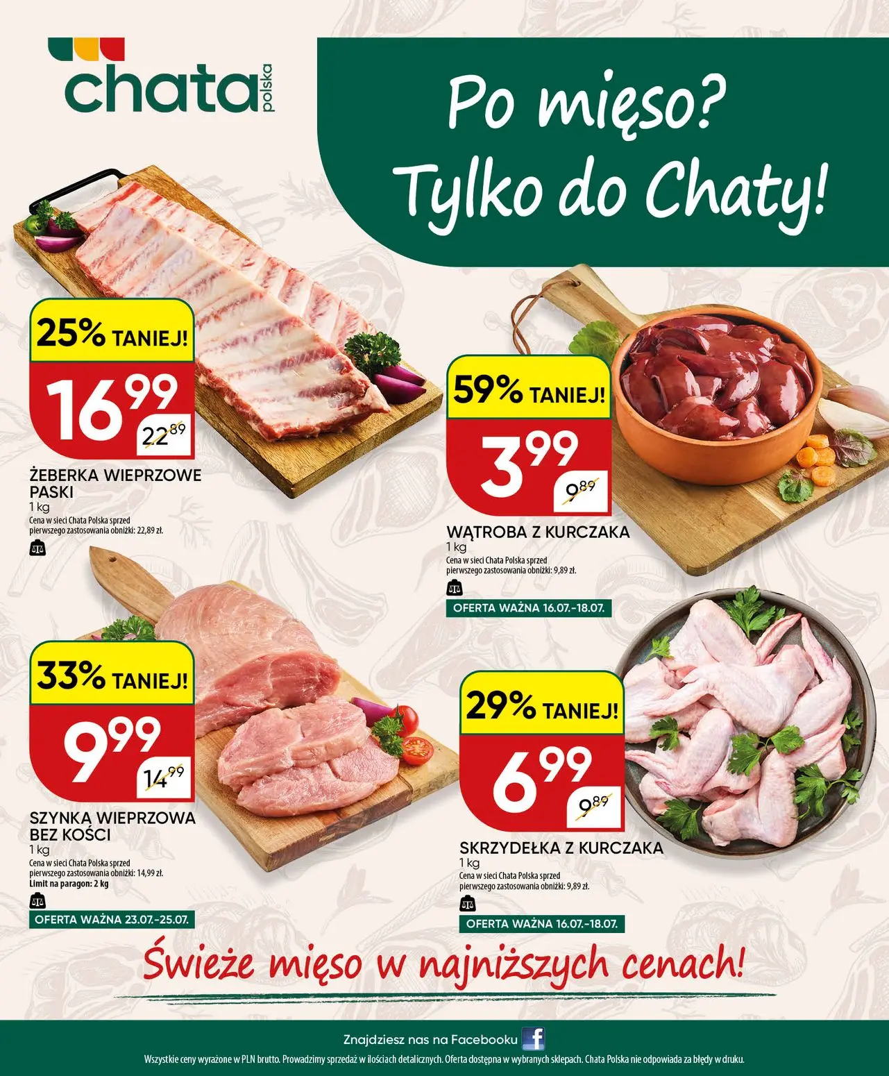 gazetka promocyjna Chata Polska Po mięso? Tylko do Chaty! - Strona 20