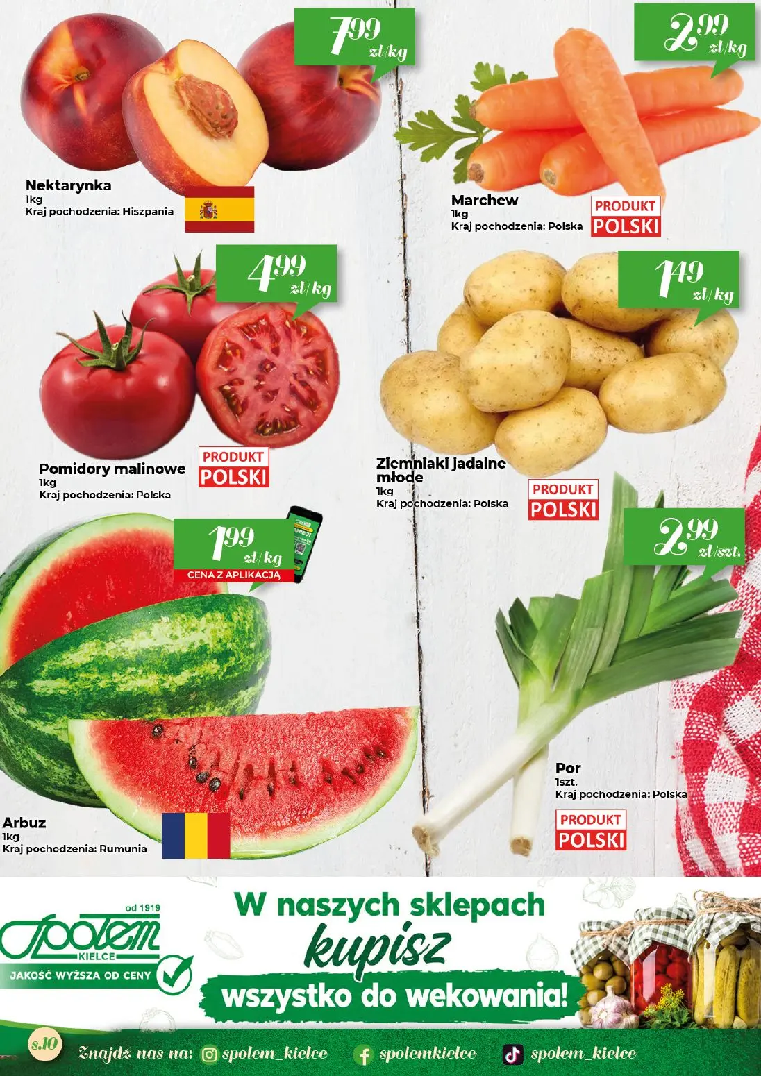 gazetka promocyjna Społem Kielce  - Strona 10