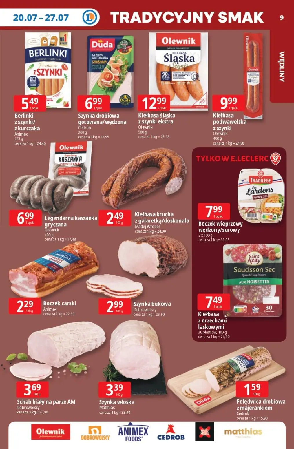 gazetka promocyjna E.Leclerc Tanio to tu! - Strona 8