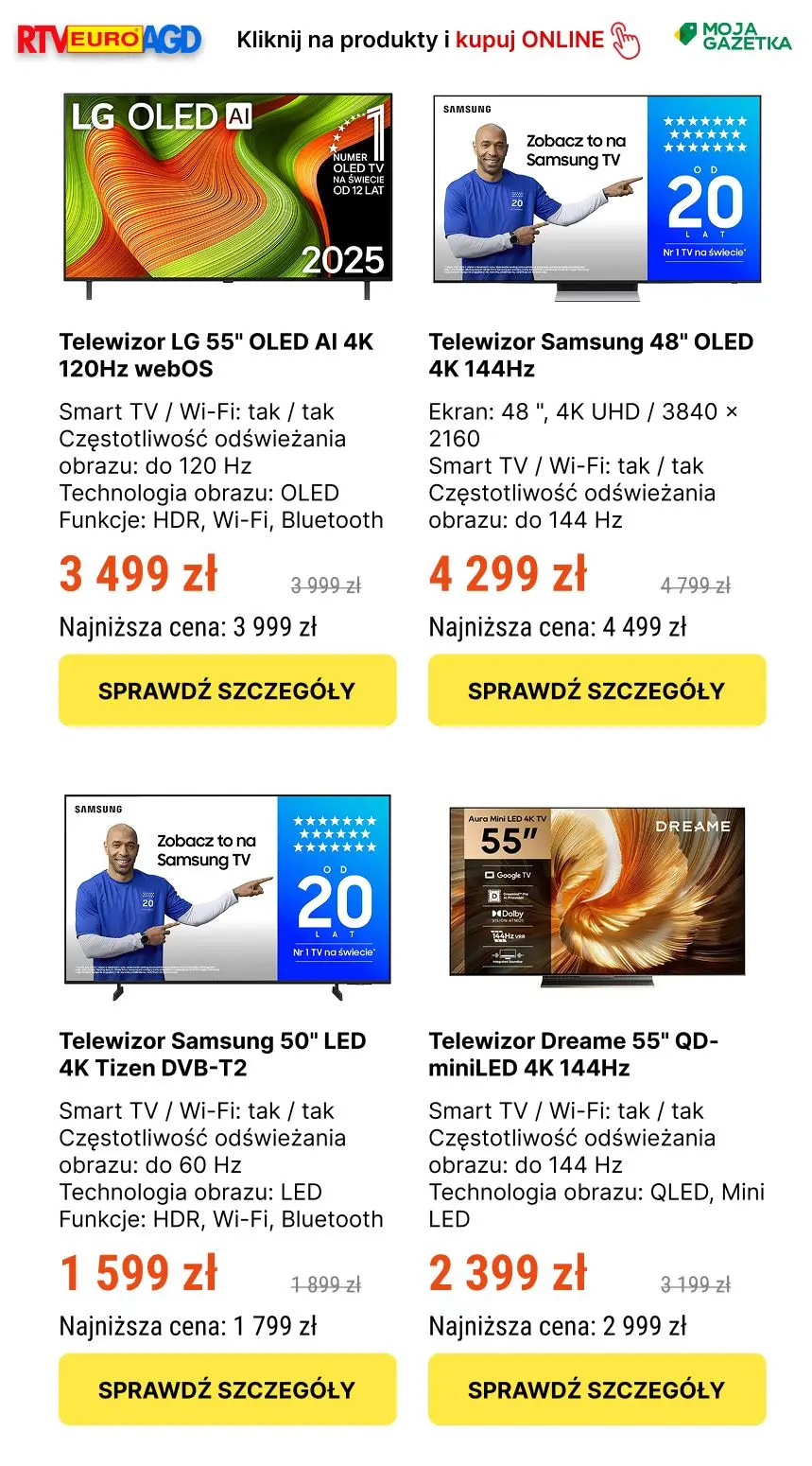 gazetka promocyjna RTV EURO AGD Mistrzowska wyprzedaż - TV, smartfony, laptopy - Strona 3