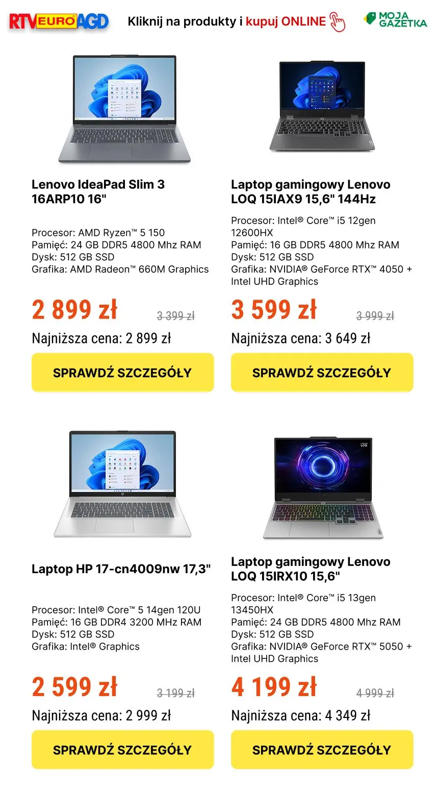 gazetka promocyjna RTV EURO AGD Mistrzowska wyprzedaż - TV, smartfony, laptopy - Strona 11