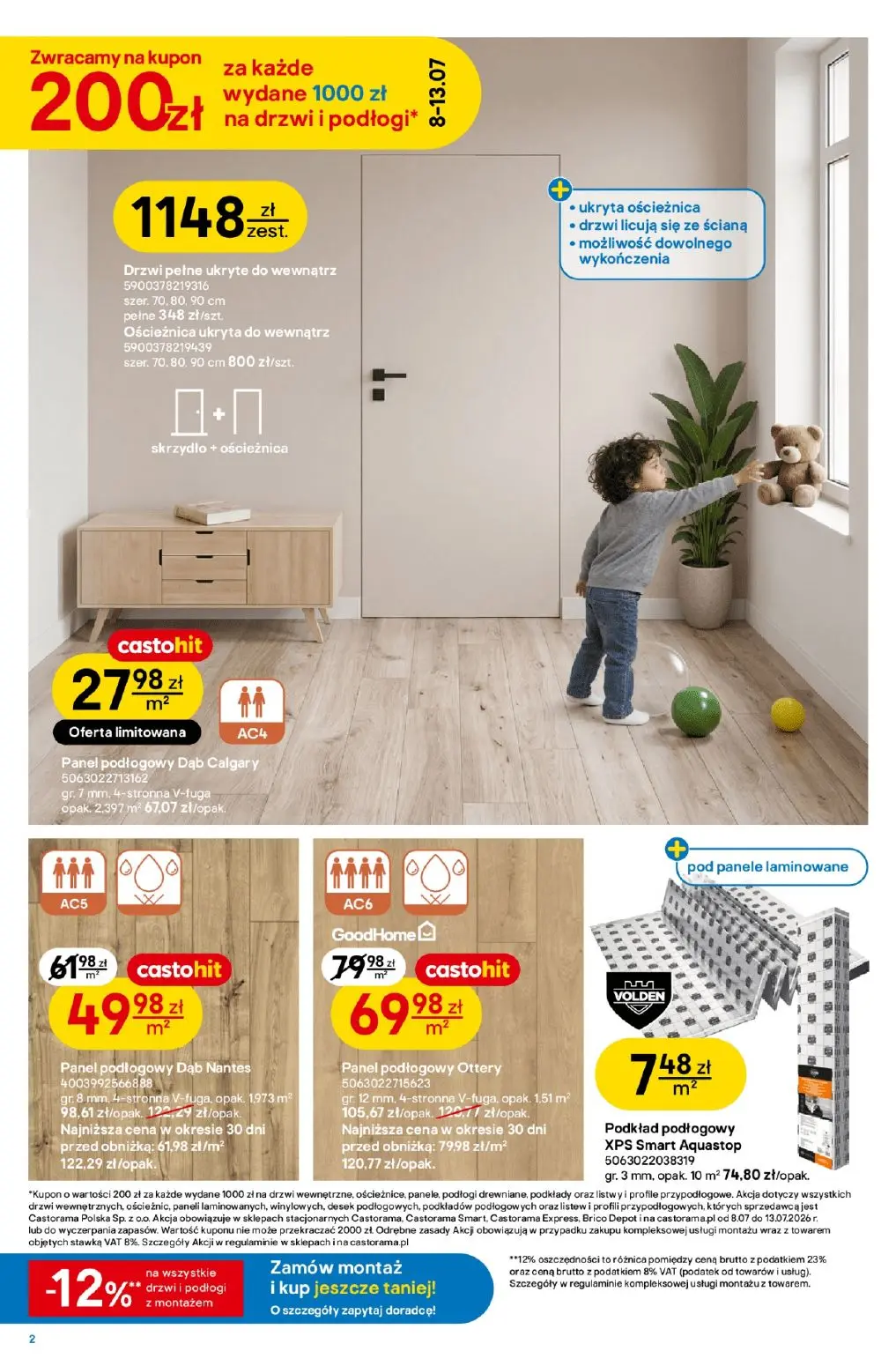 gazetka promocyjna castorama W teorii drzwi i podłogi - Strona 2