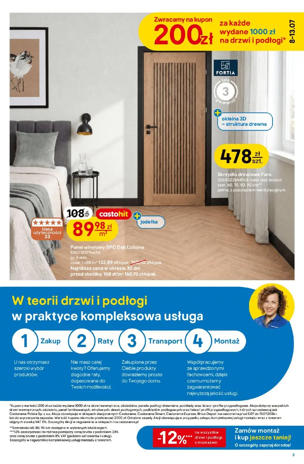 gazetka promocyjna castorama W teorii drzwi i podłogi - Strona 3
