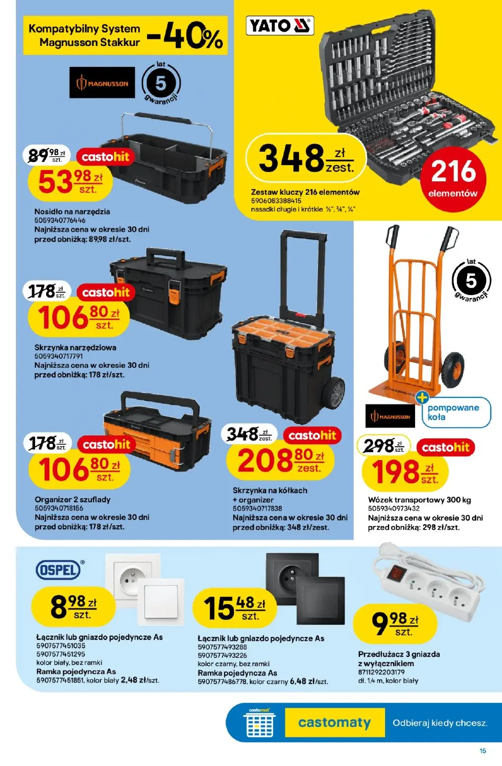 gazetka promocyjna castorama W teorii drzwi i podłogi - Strona 15
