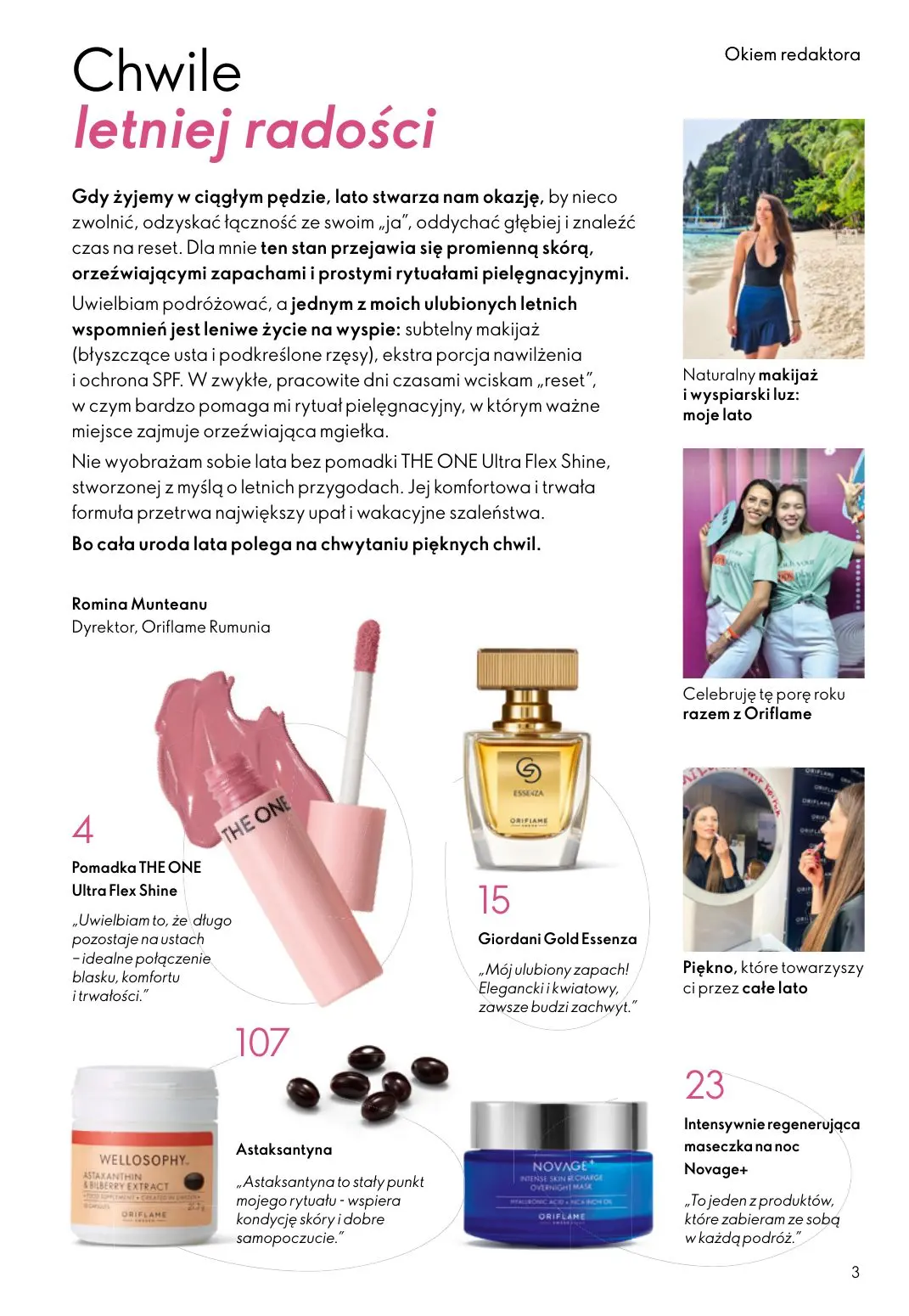gazetka promocyjna ORIFLAME Natychmiastowy połysk i trwały kolor - Strona 3
