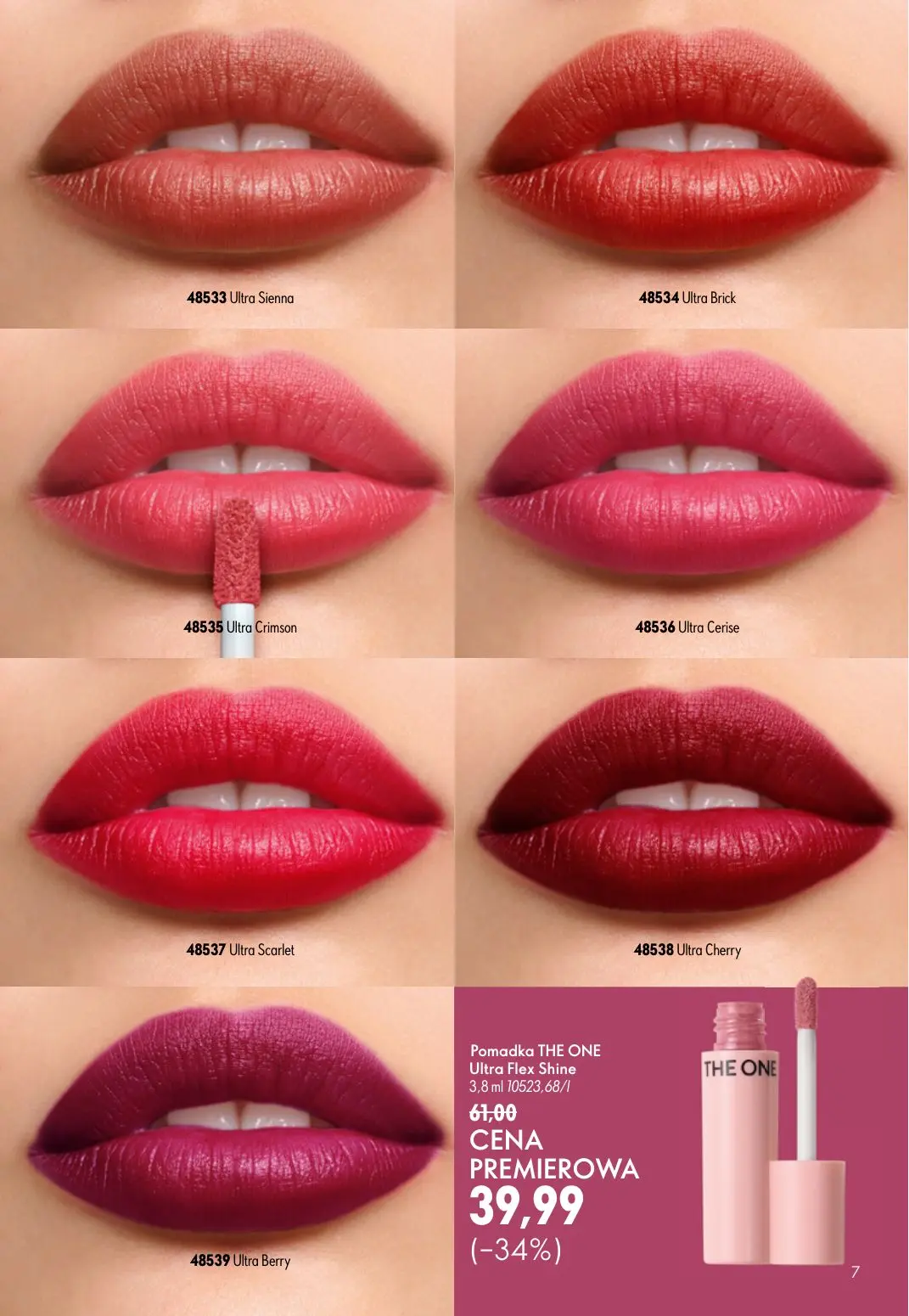gazetka promocyjna ORIFLAME Natychmiastowy połysk i trwały kolor - Strona 7