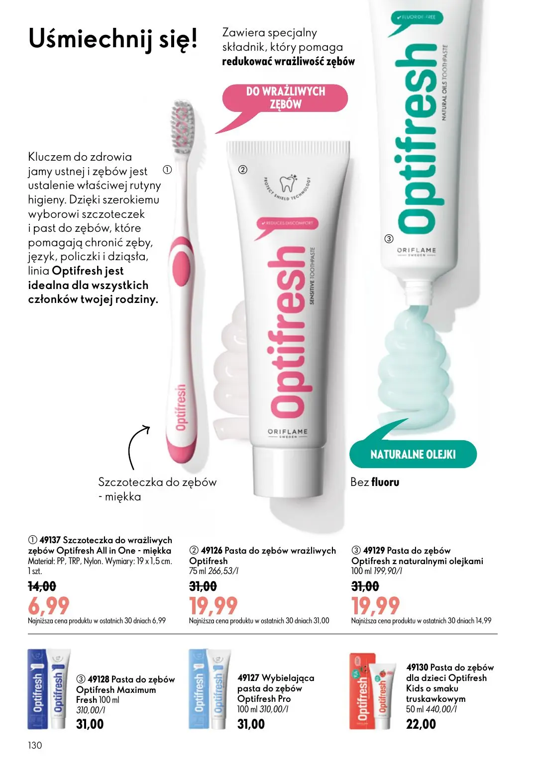 gazetka promocyjna ORIFLAME Natychmiastowy połysk i trwały kolor - Strona 130