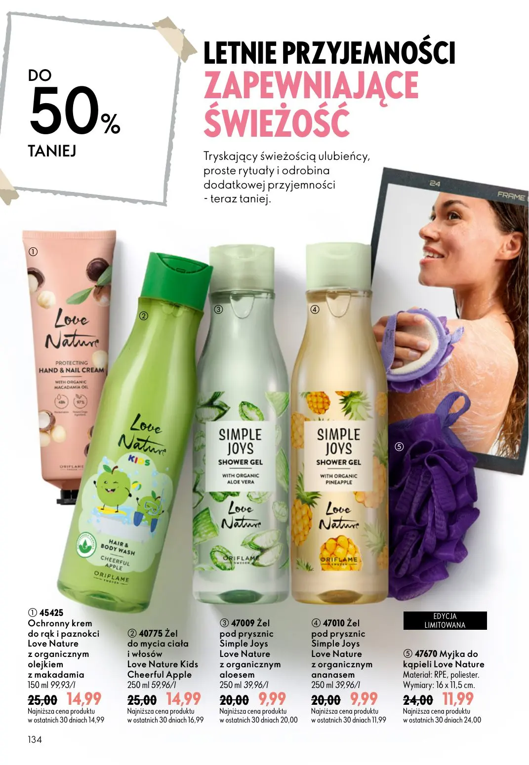 gazetka promocyjna ORIFLAME Natychmiastowy połysk i trwały kolor - Strona 134