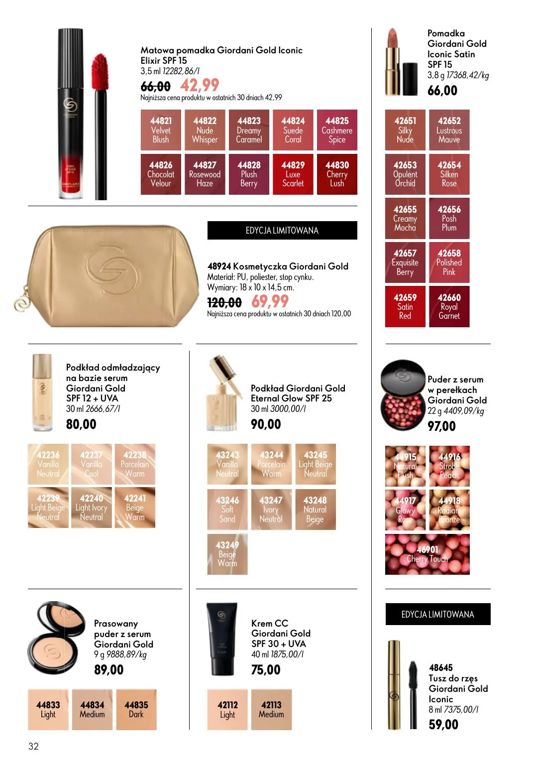 gazetka promocyjna ORIFLAME Natychmiastowy połysk i trwały kolor - Strona 32