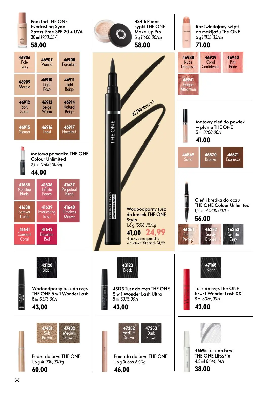 gazetka promocyjna ORIFLAME Natychmiastowy połysk i trwały kolor - Strona 38