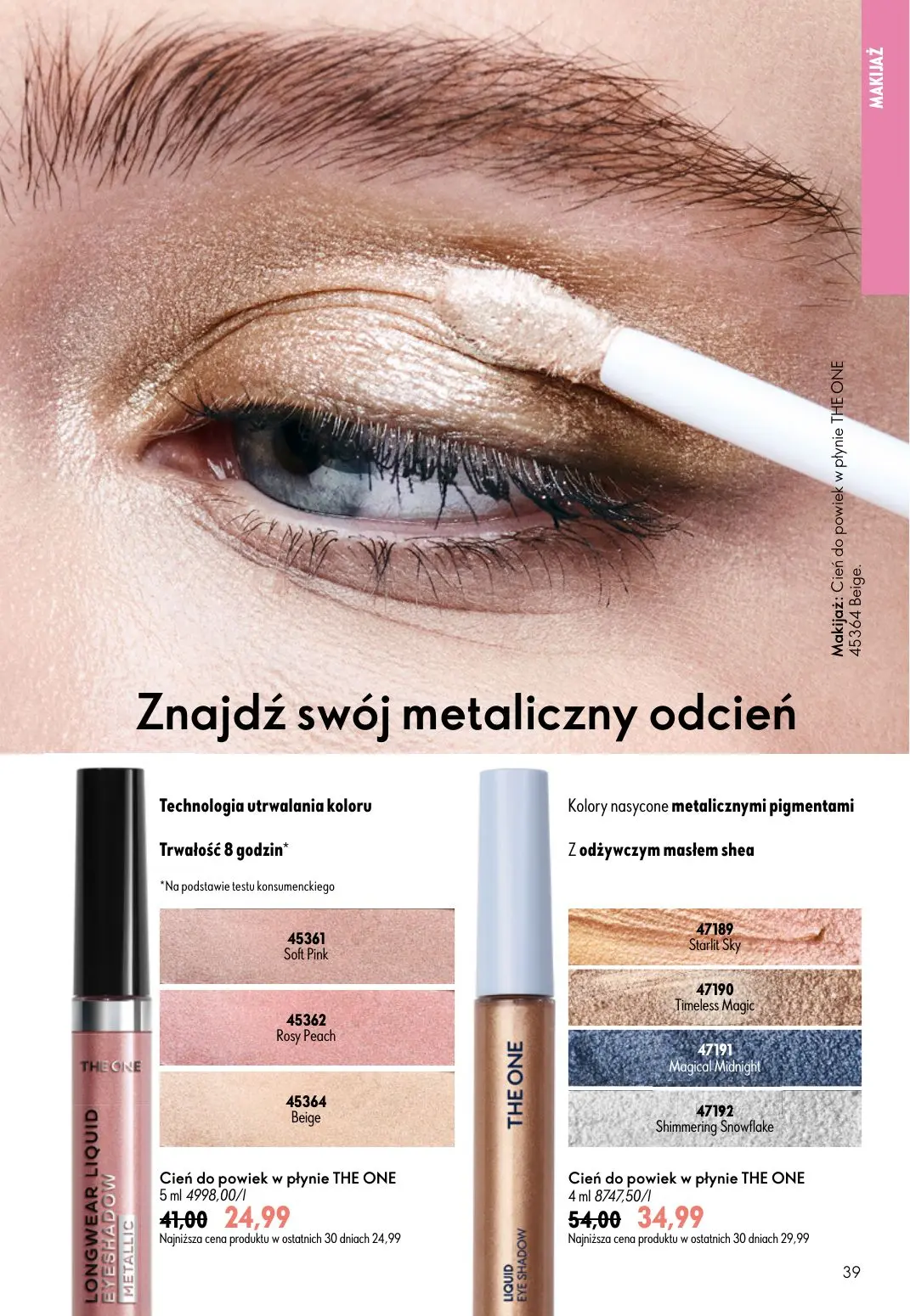 gazetka promocyjna ORIFLAME Natychmiastowy połysk i trwały kolor - Strona 39
