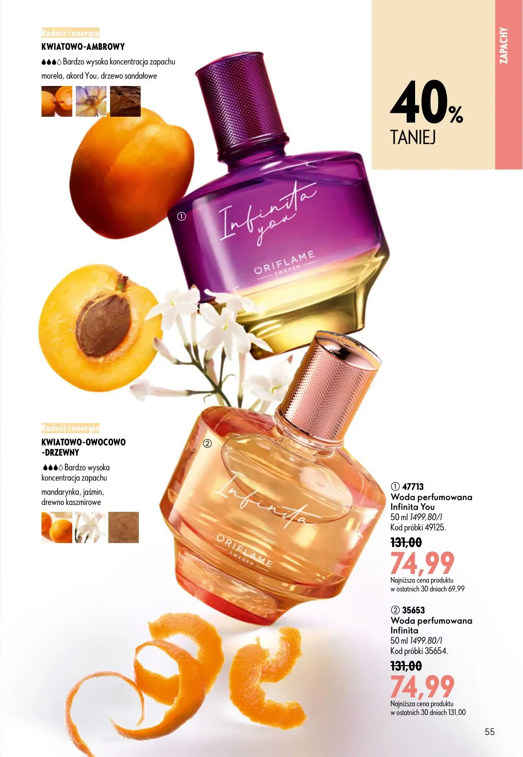 gazetka promocyjna ORIFLAME Natychmiastowy połysk i trwały kolor - Strona 55