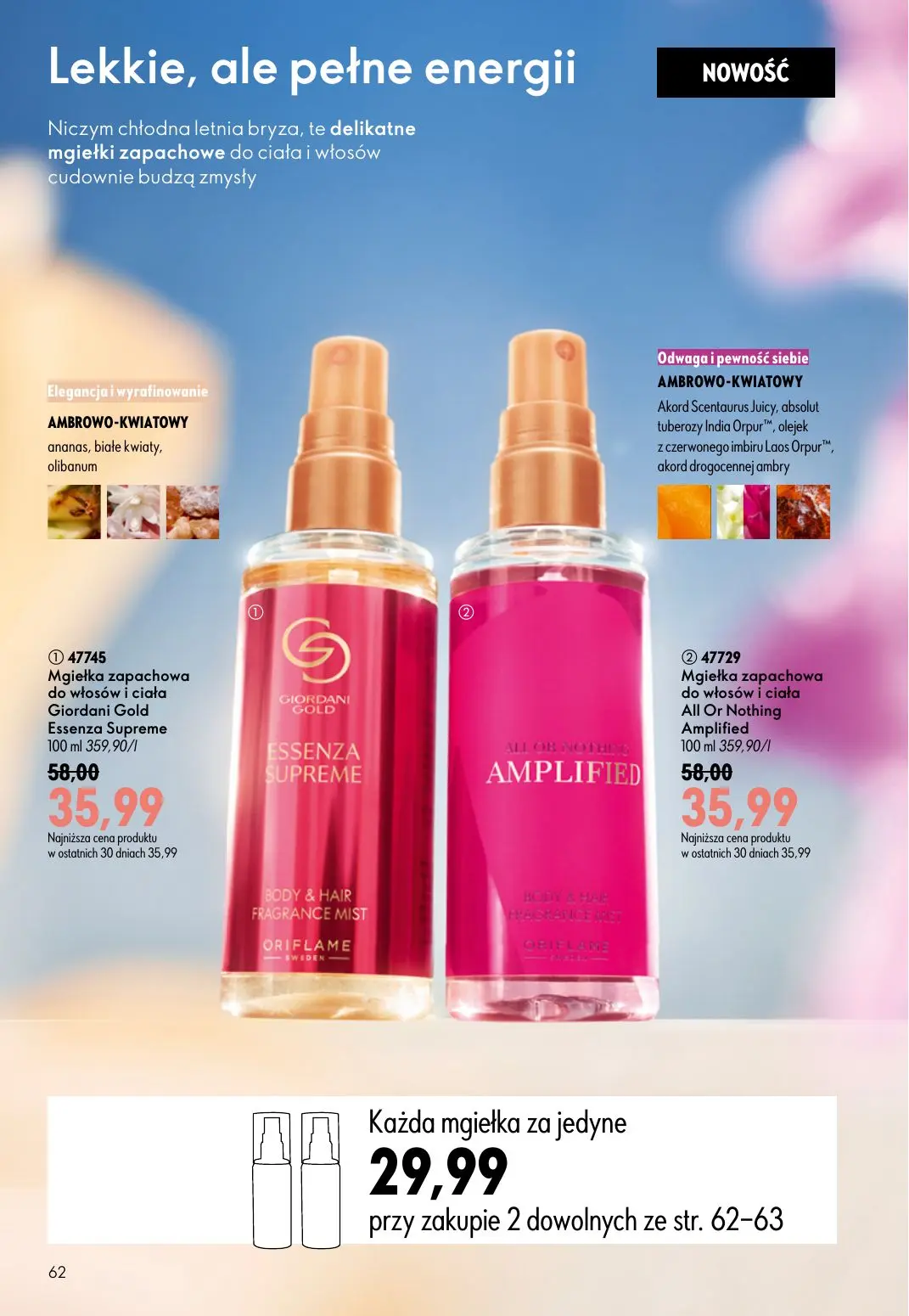 gazetka promocyjna ORIFLAME Natychmiastowy połysk i trwały kolor - Strona 62