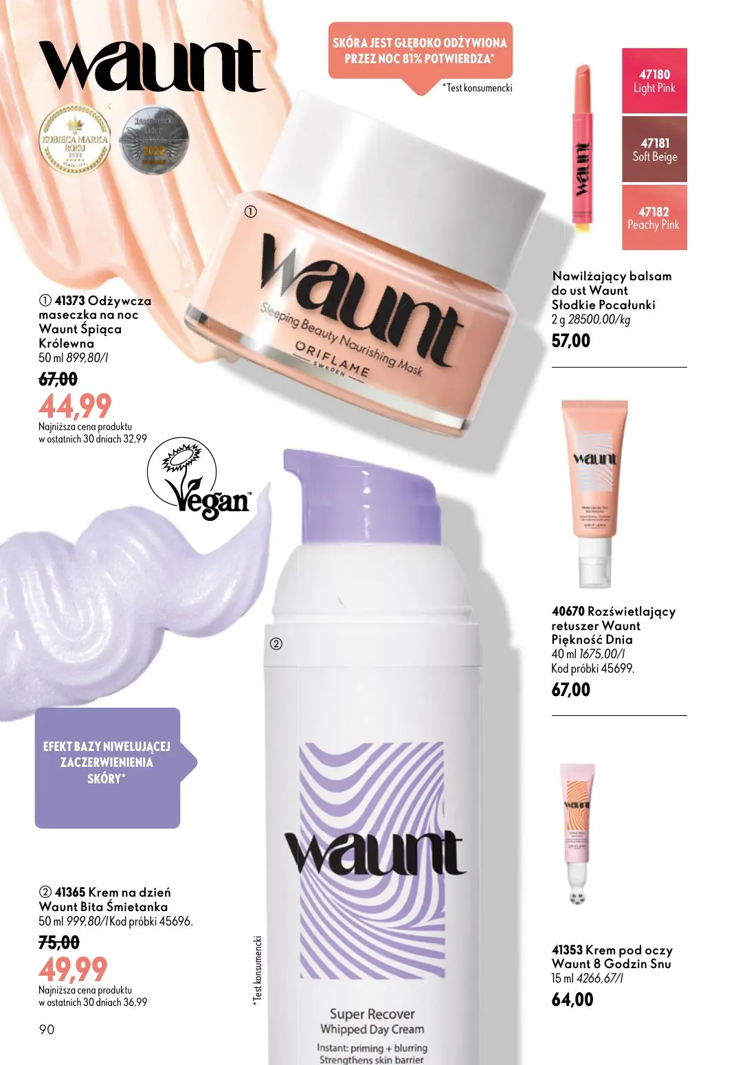 gazetka promocyjna ORIFLAME Natychmiastowy połysk i trwały kolor - Strona 90
