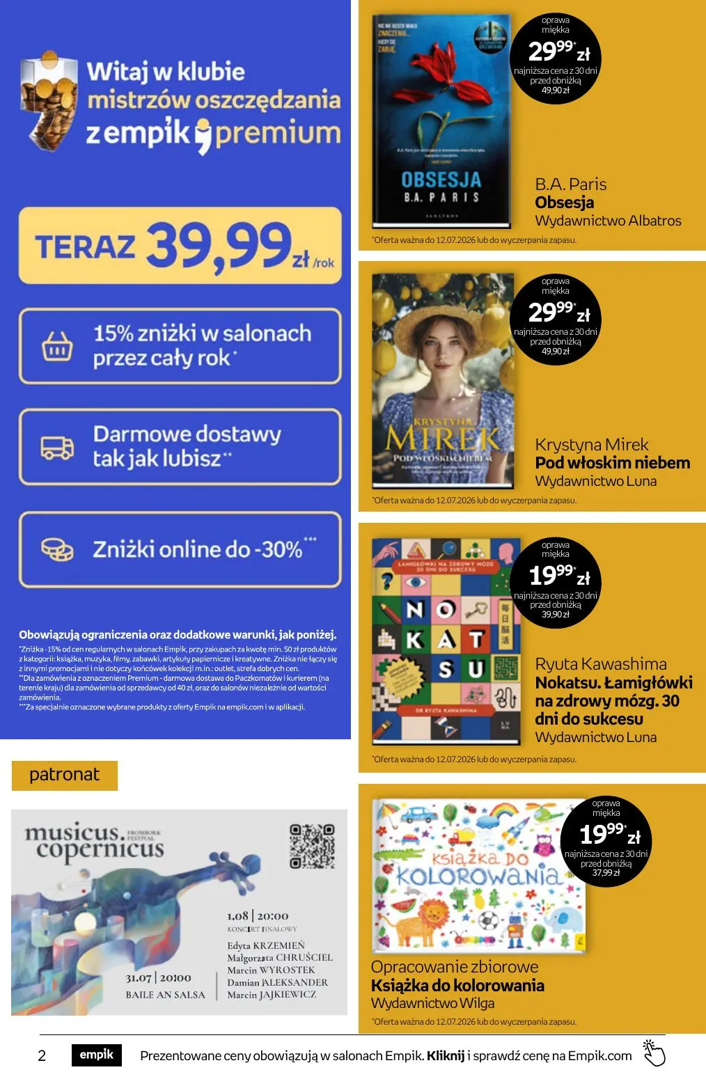 gazetka promocyjna Empik Tom kultury - Strona 2
