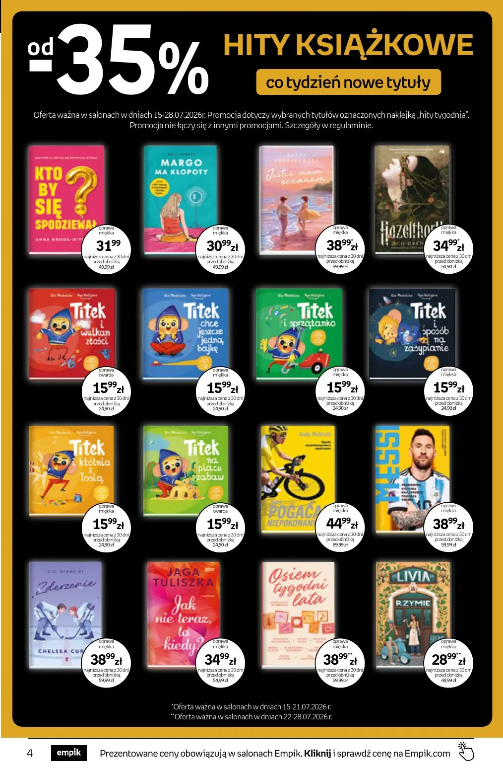 gazetka promocyjna Empik Tom kultury - Strona 4