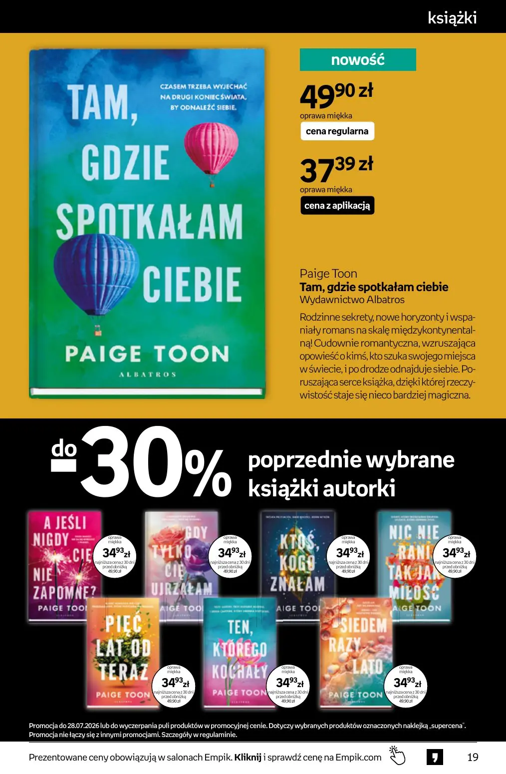 gazetka promocyjna Empik Tom kultury - Strona 19