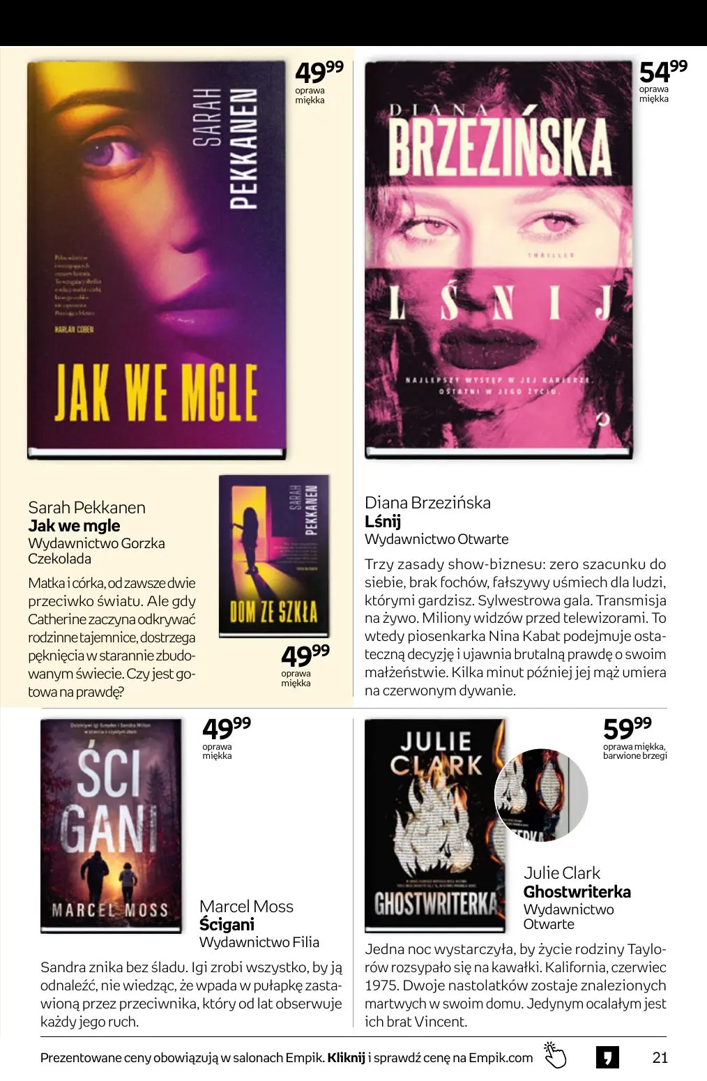 gazetka promocyjna Empik Tom kultury - Strona 21