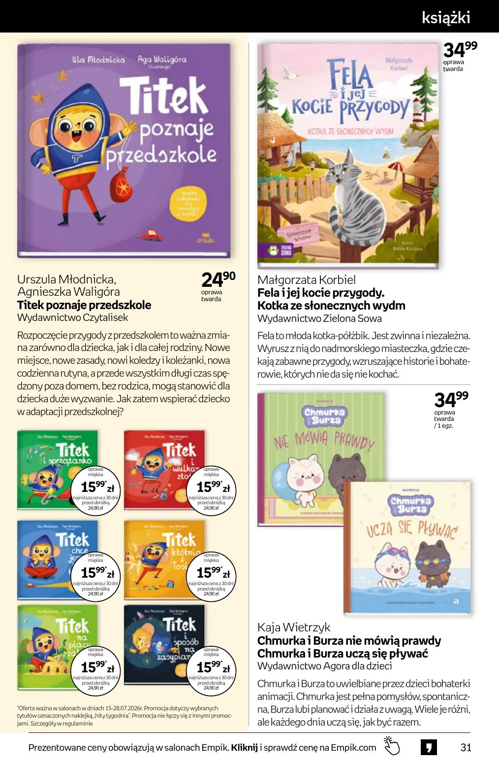 gazetka promocyjna Empik Tom kultury - Strona 31