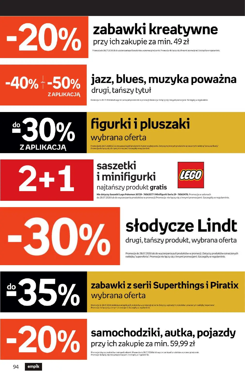 gazetka promocyjna Empik Tom kultury - Strona 94
