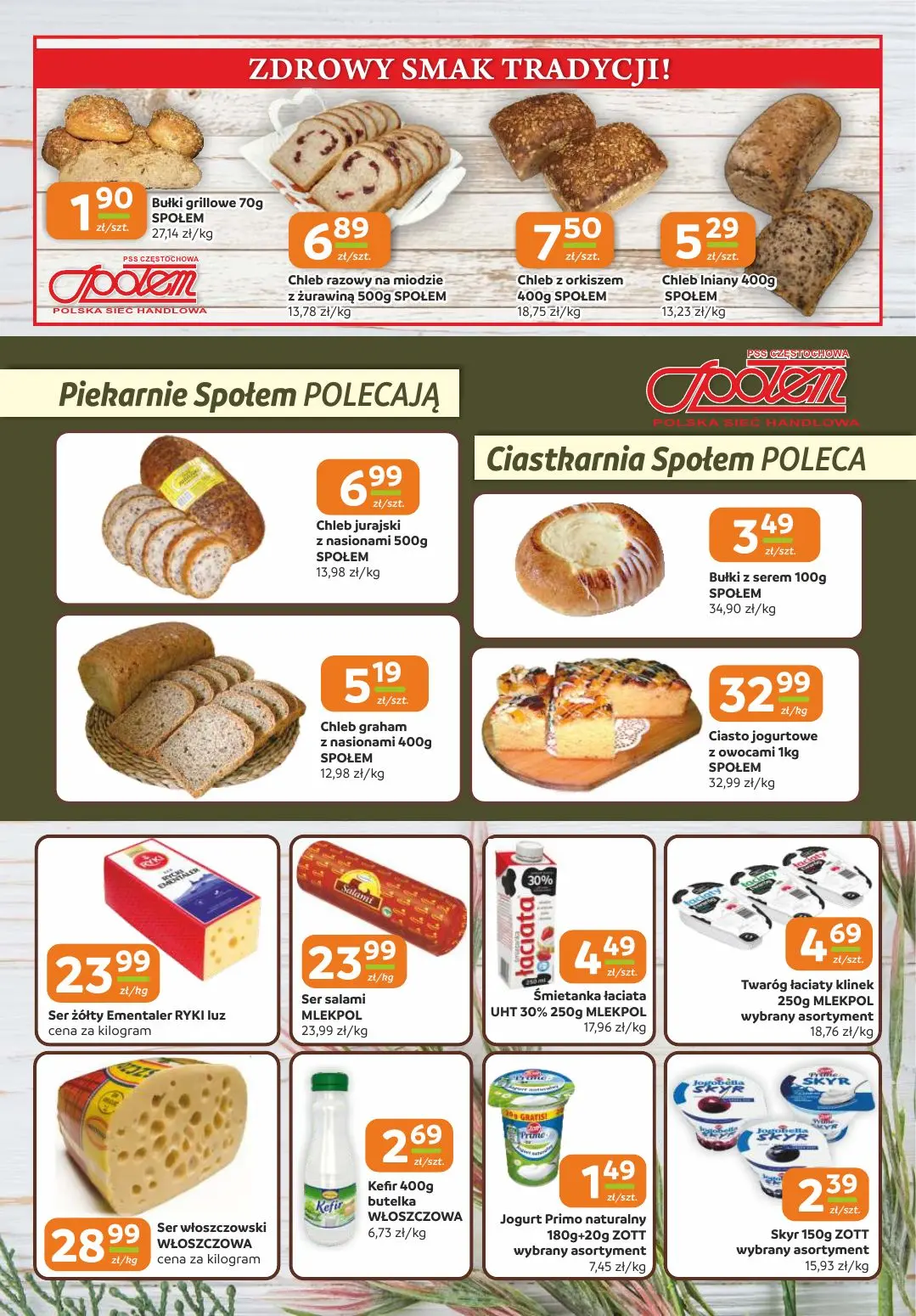 gazetka promocyjna Społem Częstochowa Społem poleca - Strona 2