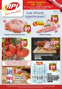 Gazetka promocyjna API MARKET, ważna od 2026-07-22 do 2026-07-28.