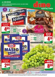Gazetka promocyjna dino, ważna od 2026-07-22 do 2026-07-28.
