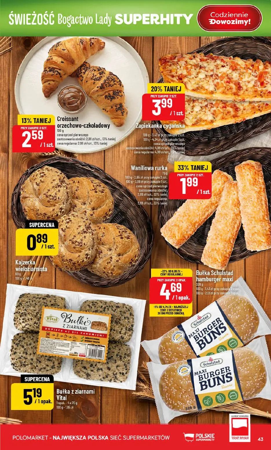 gazetka promocyjna POLOmarket Pomorskie, zachodniopomorskie, kujawsko-pomorskie - Strona 43