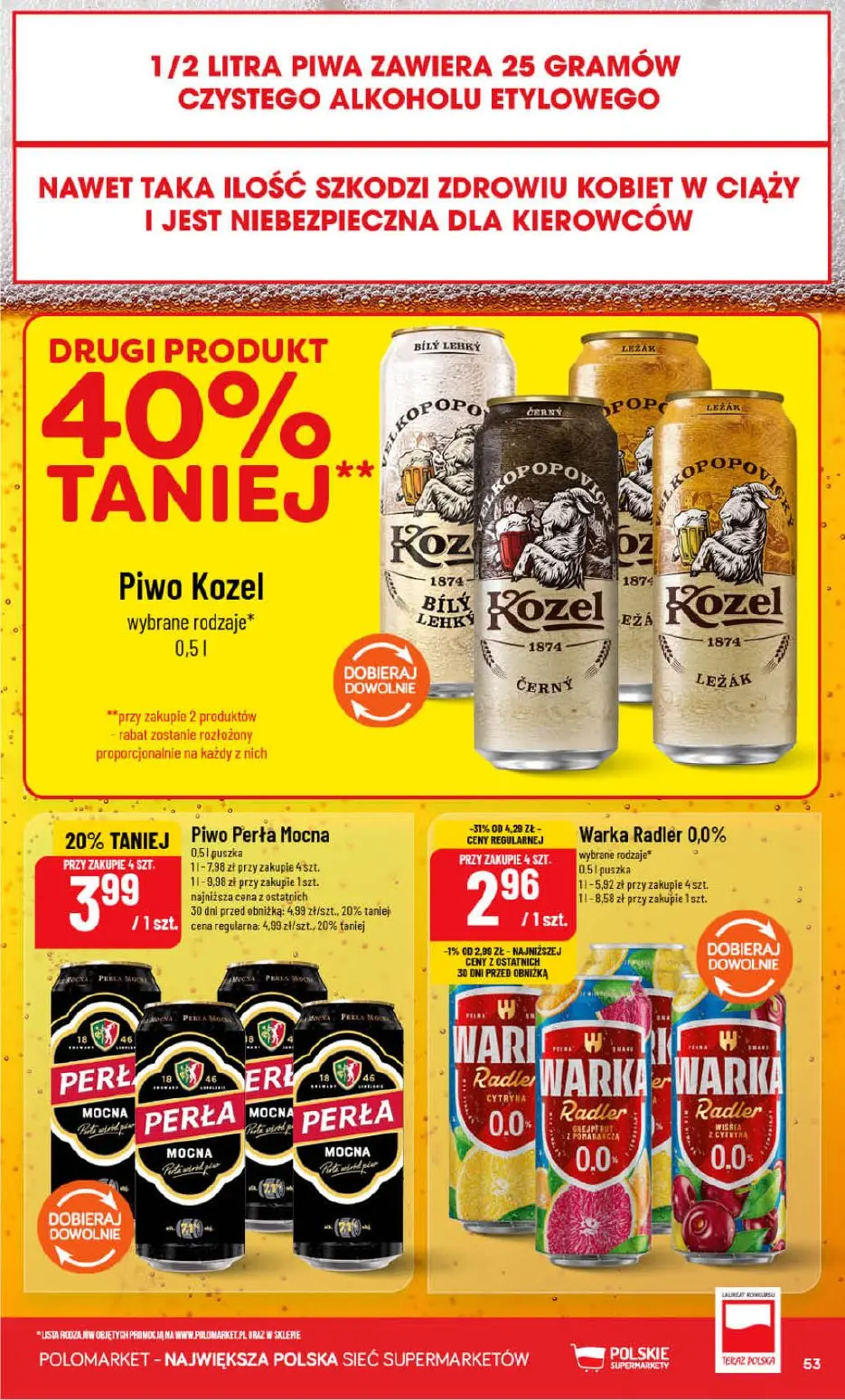 gazetka promocyjna POLOmarket Pomorskie, zachodniopomorskie, kujawsko-pomorskie - Strona 53