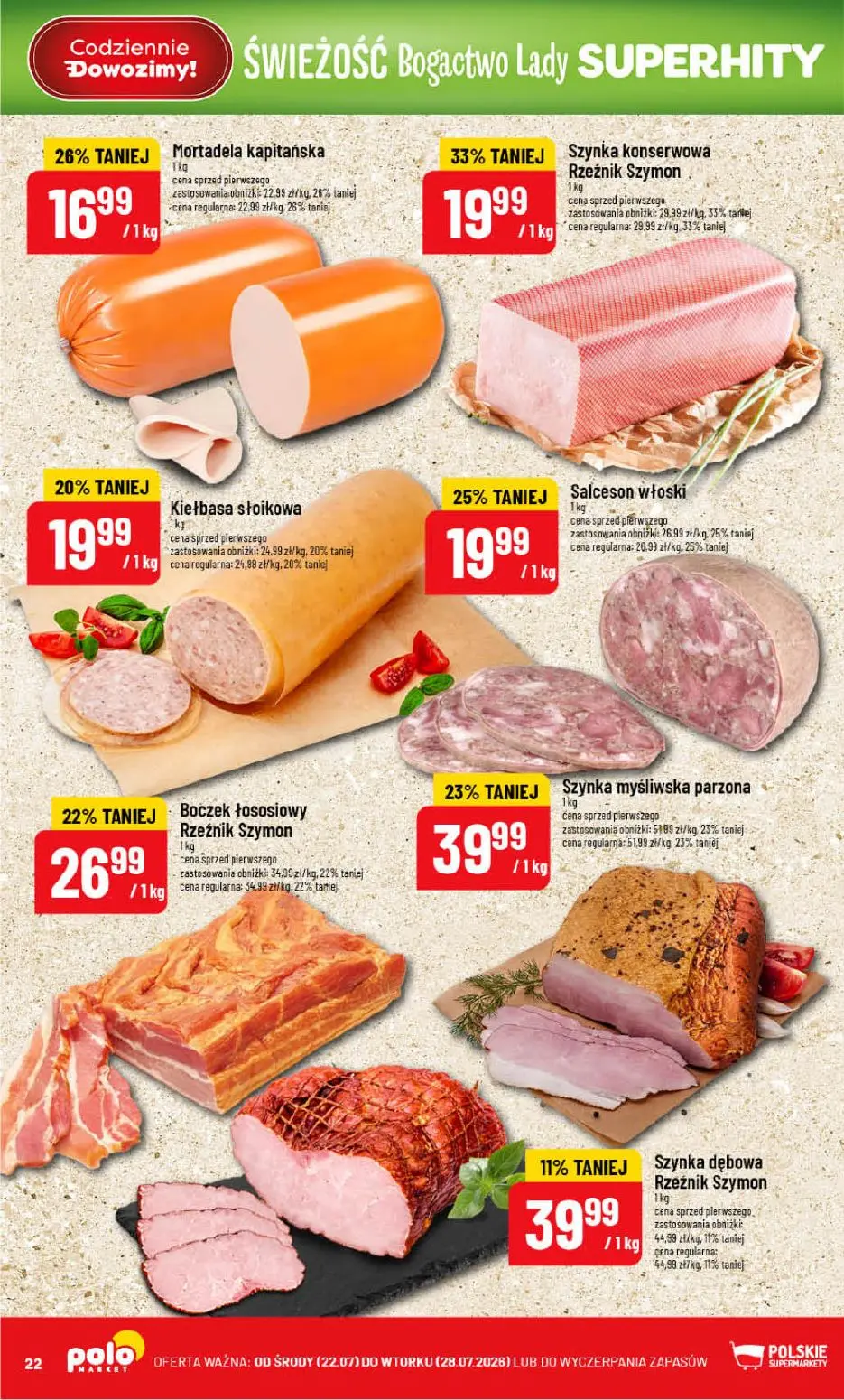 gazetka promocyjna POLOmarket Dolnośląskie, śląskie, opolskie, łódzkie, wielkopolskie - Strona 22