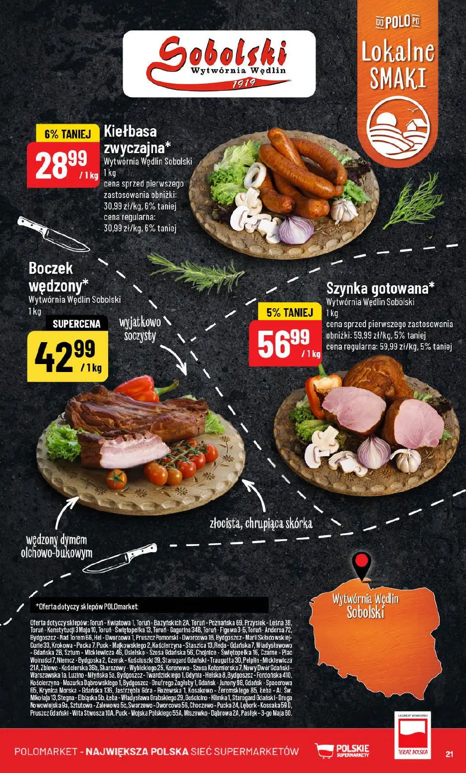 gazetka promocyjna POLOmarket Pomorskie, kujawsko-pomorskie, warmińsko-mazurskie - Strona 21