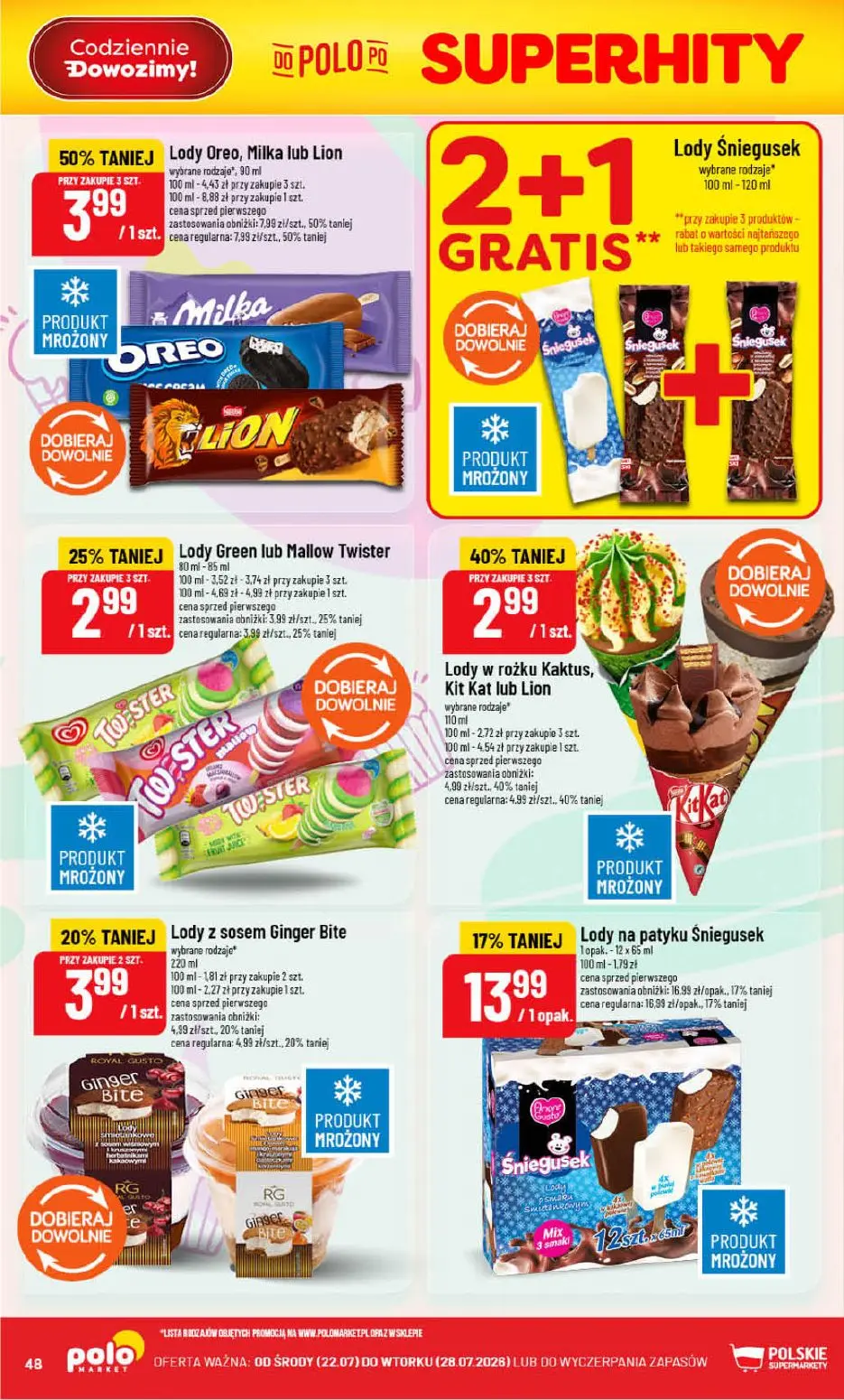 gazetka promocyjna POLOmarket Pomorskie, zachodniopomorskie, kujawsko-pomorskie - Strona 48