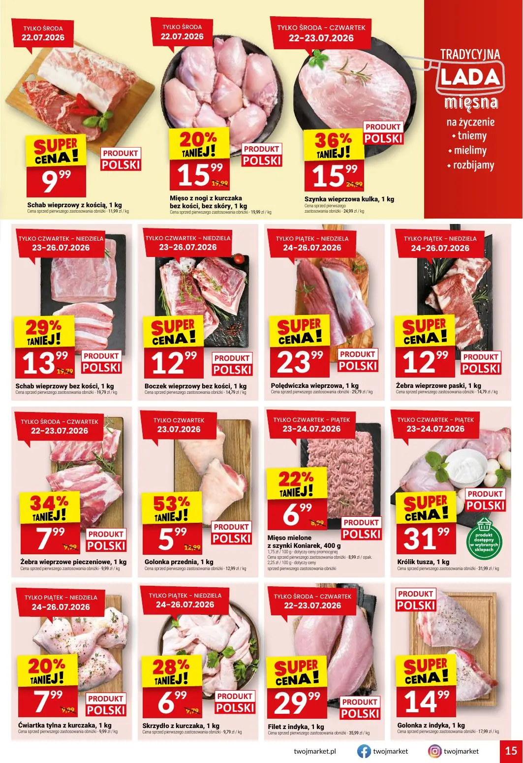 gazetka promocyjna Twój Market  - Strona 15