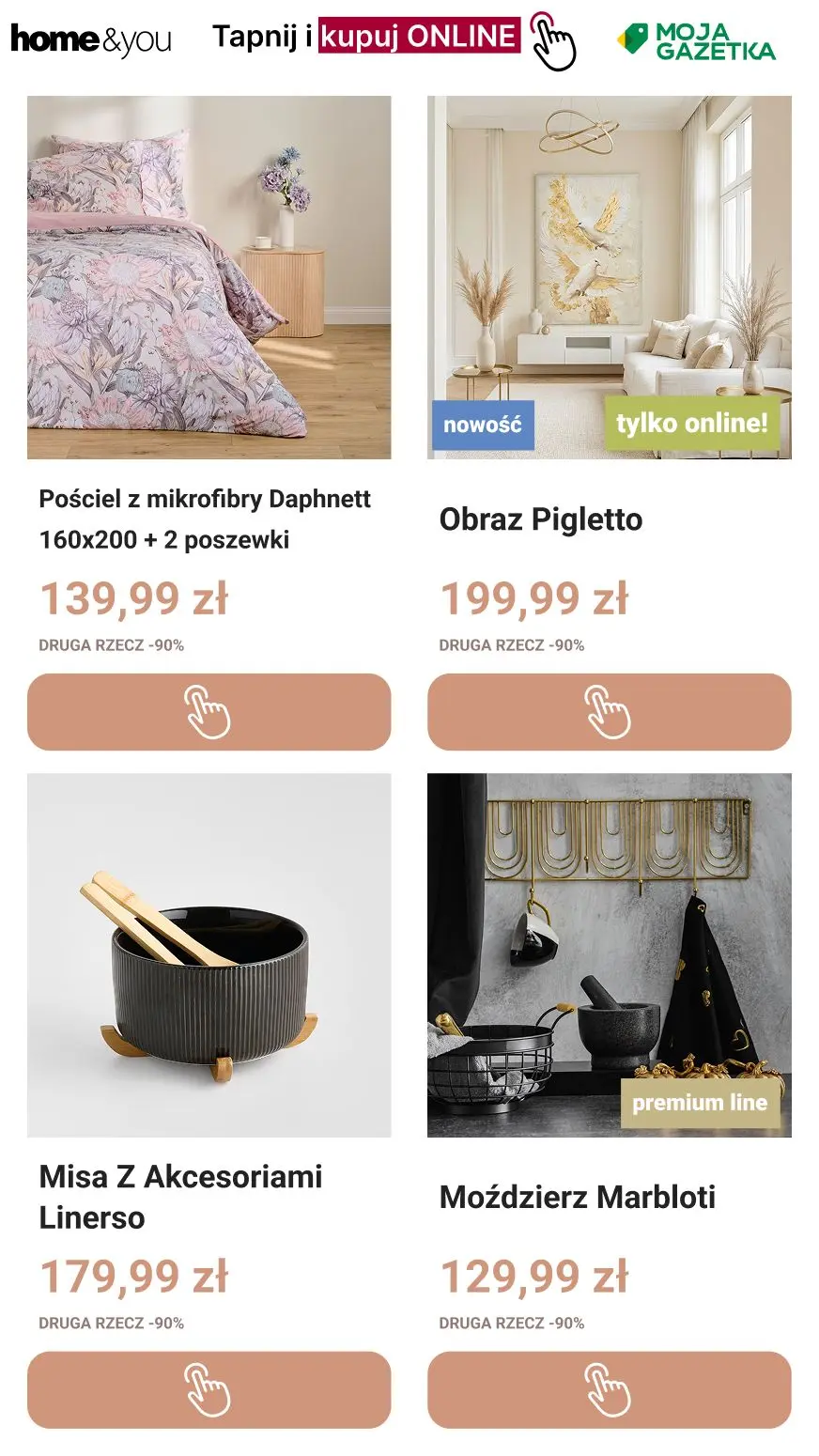 gazetka promocyjna home&you Druga rzecz -90% - Strona 3