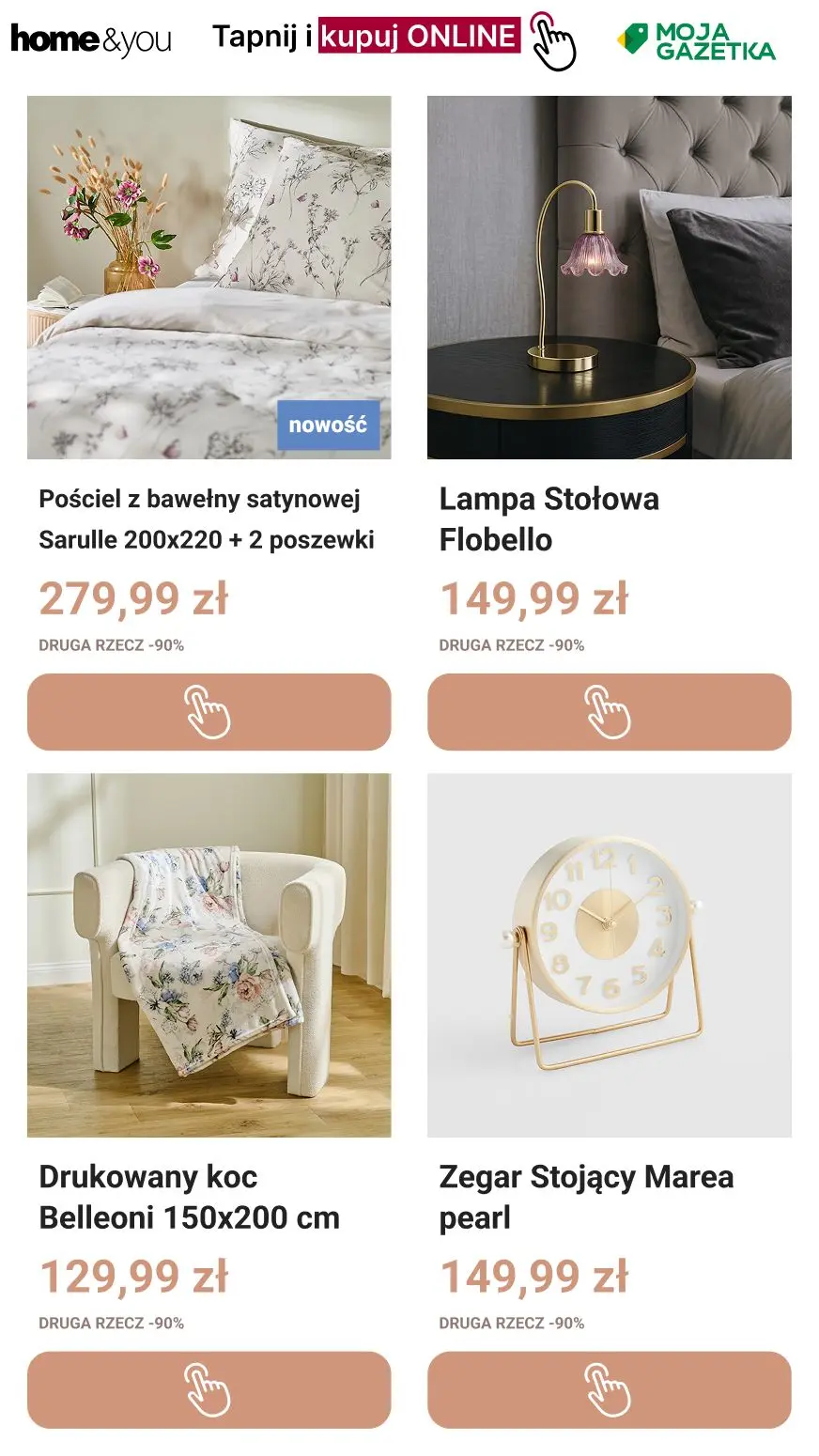 gazetka promocyjna home&you Druga rzecz -90% - Strona 5