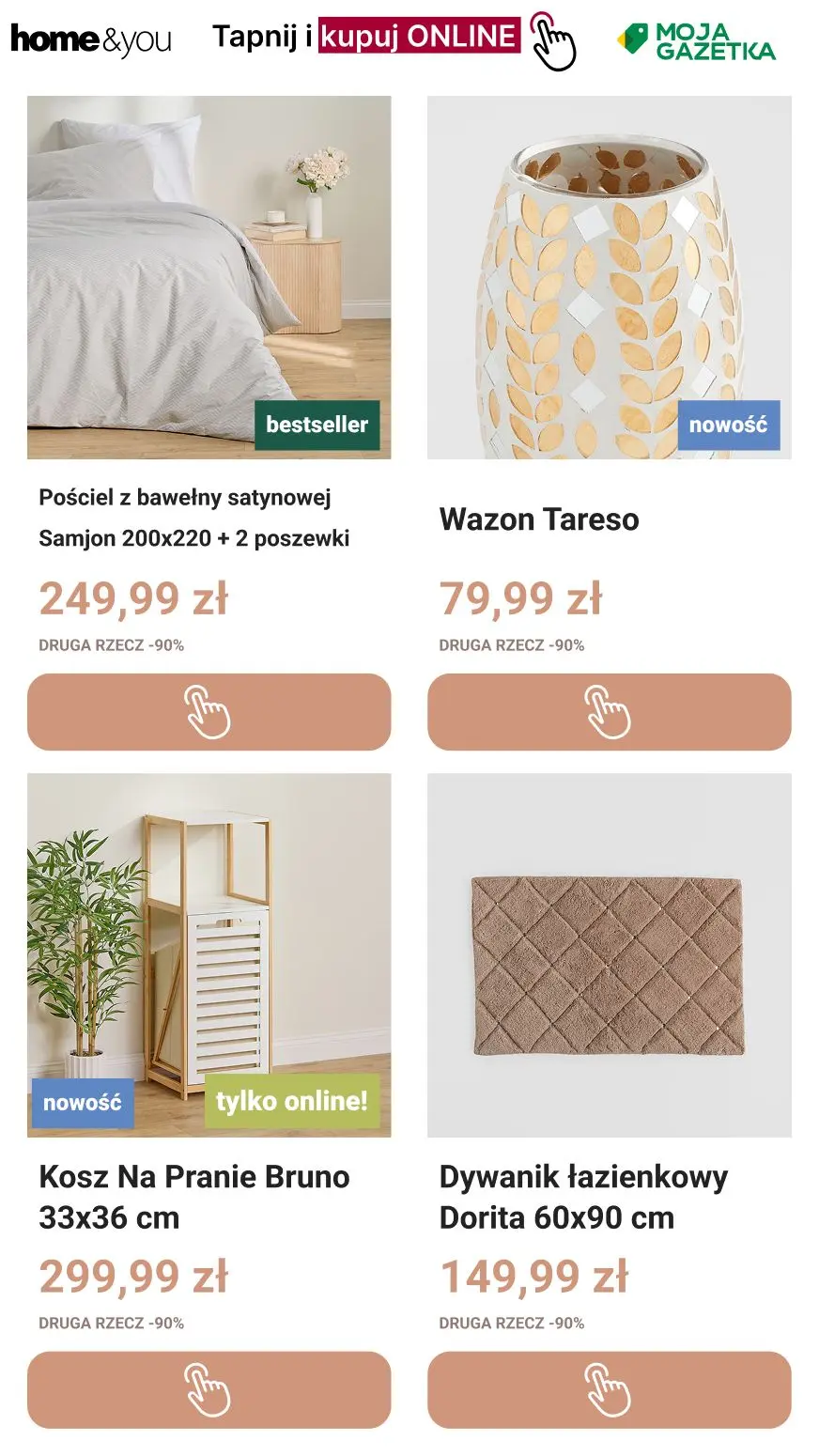 gazetka promocyjna home&you Druga rzecz -90% - Strona 6