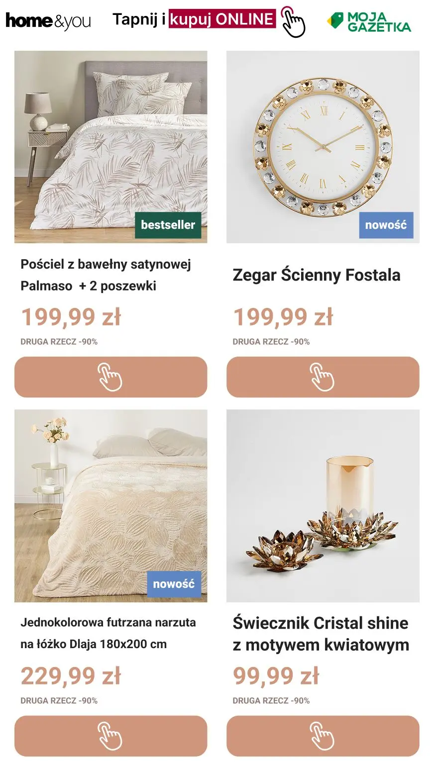 gazetka promocyjna home&you Druga rzecz -90% - Strona 8