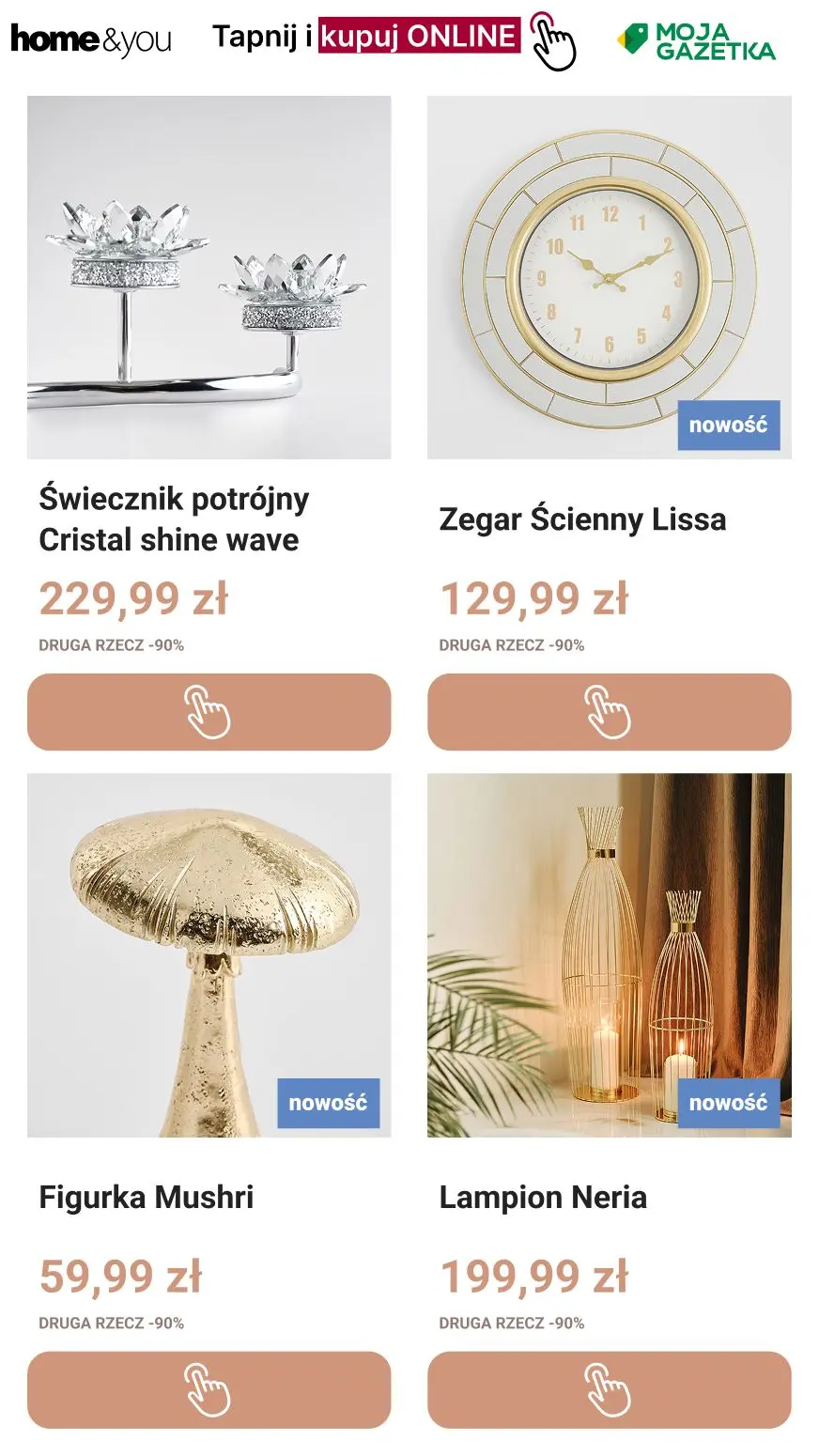 gazetka promocyjna home&you Druga rzecz -90% - Strona 12