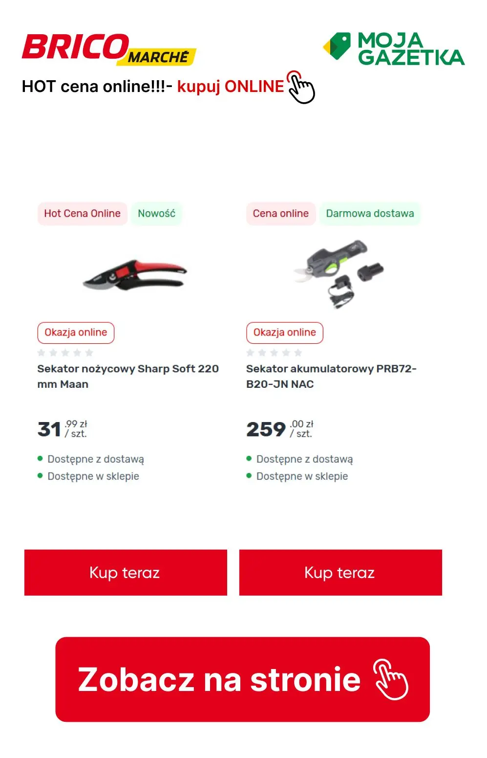 gazetka promocyjna BRICOMARCHE Hot cena ONLINE! - Strona 4
