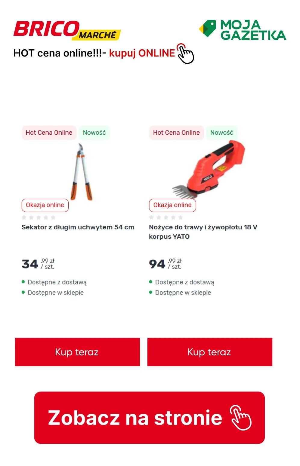 gazetka promocyjna BRICOMARCHE Hot cena ONLINE! - Strona 5