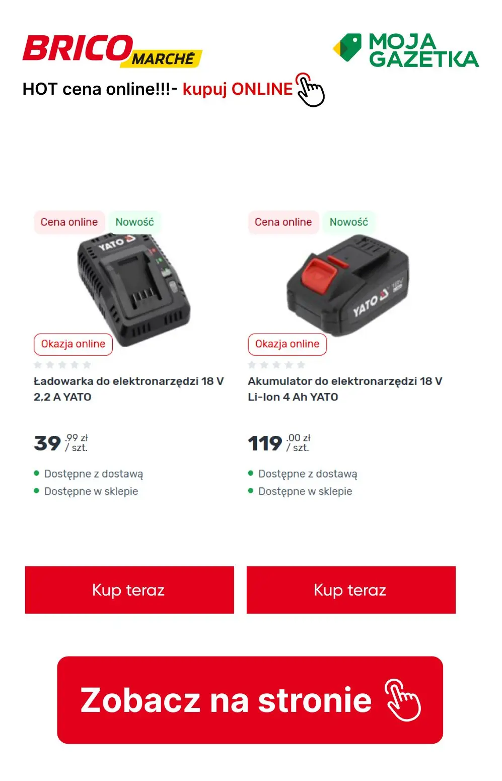 gazetka promocyjna BRICOMARCHE Hot cena ONLINE! - Strona 6