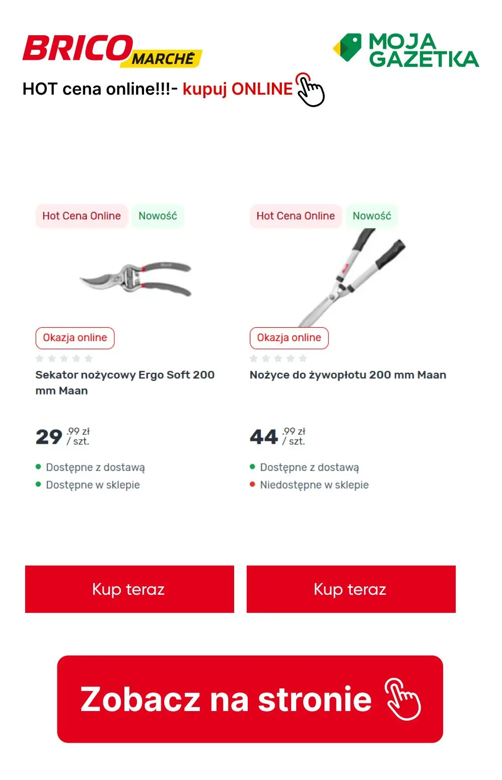 gazetka promocyjna BRICOMARCHE Hot cena ONLINE! - Strona 9