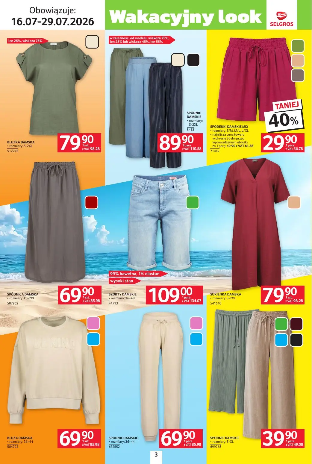 gazetka promocyjna SELGROS Katalog Lato na całego! - Strona 3
