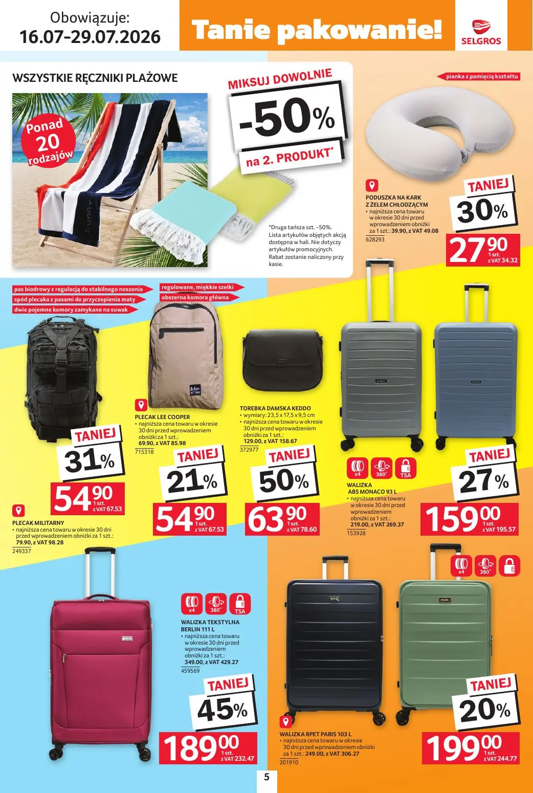 gazetka promocyjna SELGROS Katalog Lato na całego! - Strona 5