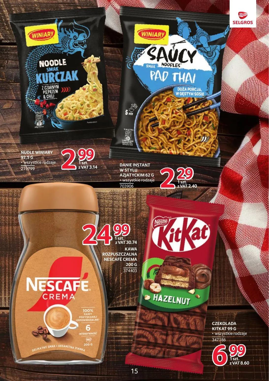 gazetka promocyjna SELGROS Katalog Markowe Produkty - Strona 15